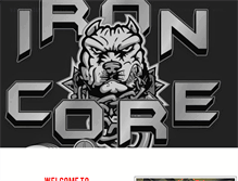 Tablet Screenshot of ironcoreathlete.com